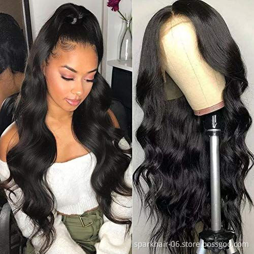 Wholesale Oem Brazilian Wig Virgin Body Wave Human Hair Frontal Wig 5X5 6X6 Hd Lace Front Closure Wig
